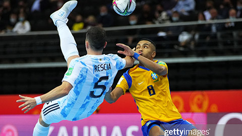 Quật ngã Brazil, Argentina tiến vào chung kết FIFA Futsal  World Cup 